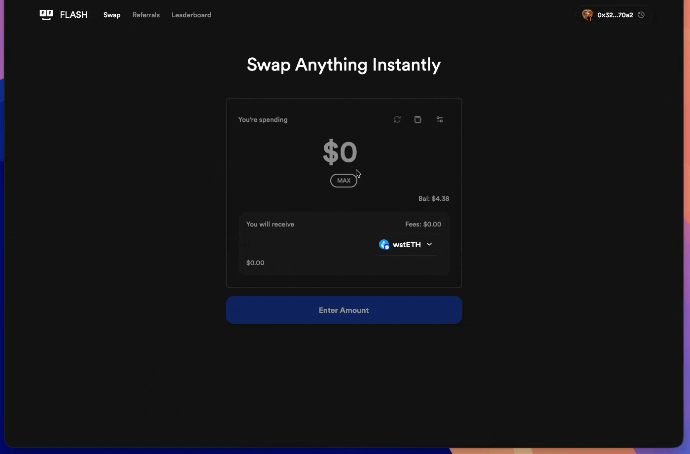 Flash using xPath and Tachyon Execution layer